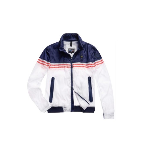 Jacket Blauer SBLUC04126 Color White and Blue