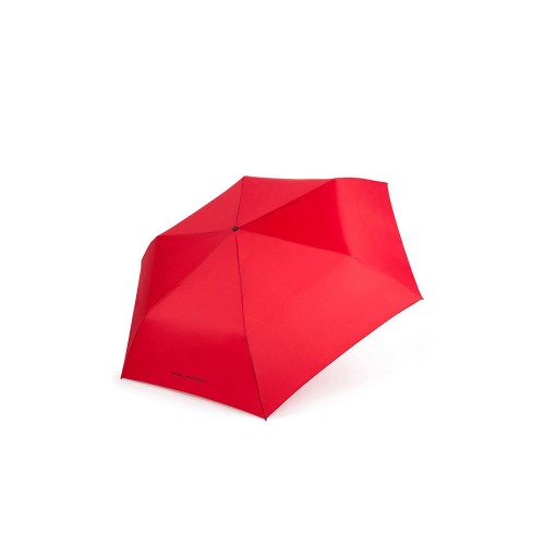 Paraguas con estuche piel, Piquadro, modelo AC5454W92/R2 color rojo