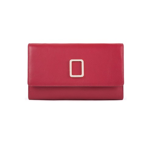 Leather Purse Piquadro PD4152B2R/R Color Red