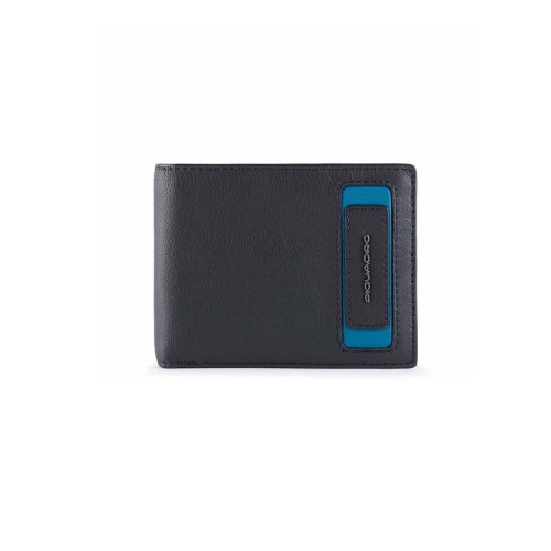 Leather Wallet Piquadro PU4518W103R/BLU Color Navy Blue