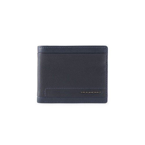Leather Wallet Piquadro PU3891S111R/BLU Color Navy Blue