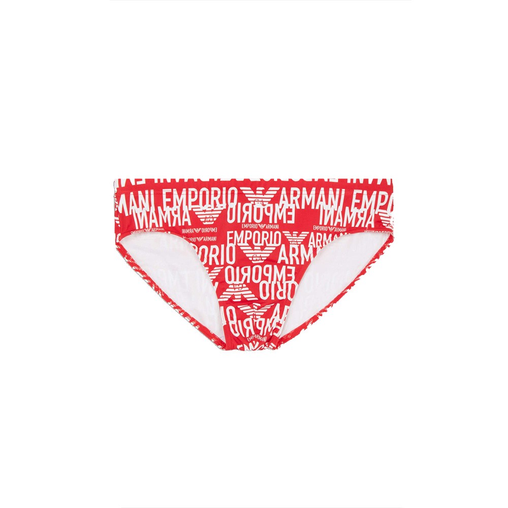 Empresa Adolescencia Detectable Bañador Slip, EA7 Emporio Armani, modelo 211723 1P409, en color rojo