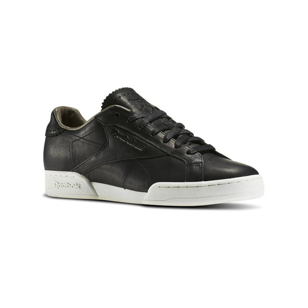 Stratford on Avon Elegante Habitual Sneakers de piel, Reebok, modelo NPC UK 11 HORWEEN AR1612 color negro