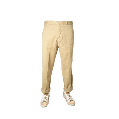 Trousers PT Pantaloni Torino CO ALWRB00REW NU22 Color Beige