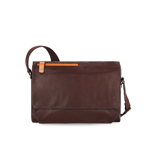 Leather Briefcase Piquadro CA5520W108/M Color Aubergine