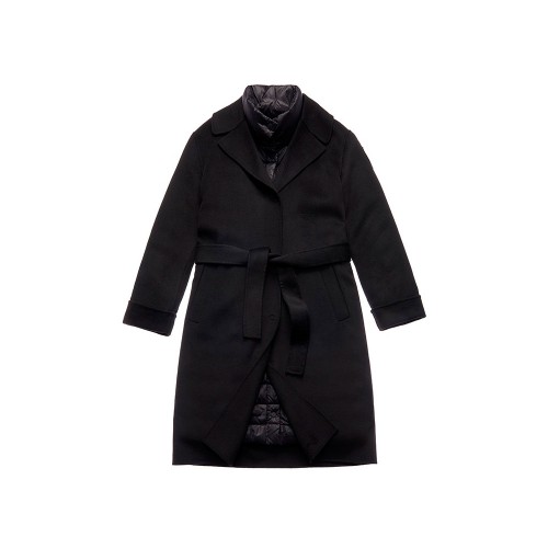 Long coat with internal removable down jacket Blauer...