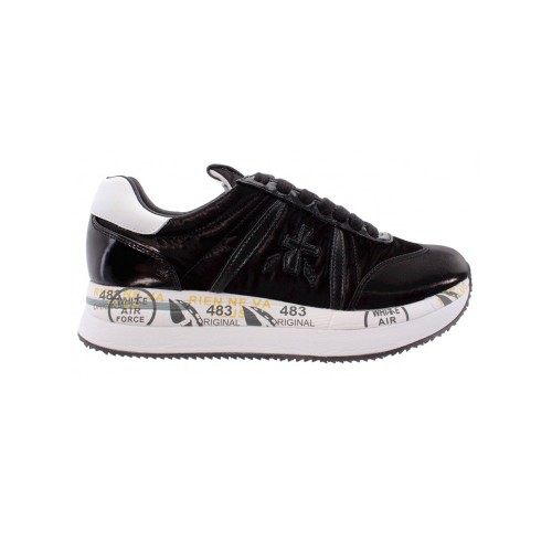 Sneakers de Piel Premiata CONNY 4086 Color Negro