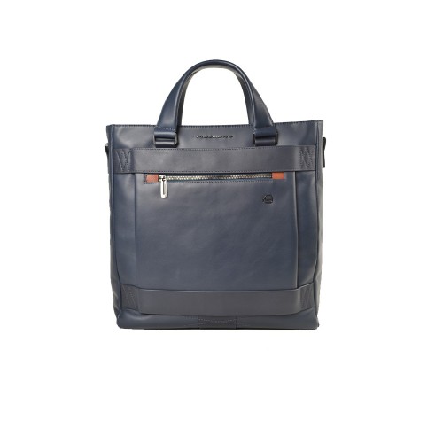 Leather Bag Piquadro CA5562W110/BLU Color Navy Blue