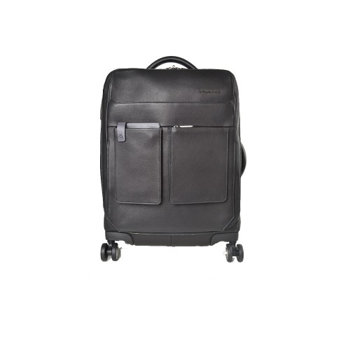 Leather Suitcase Piquadro BV4343W108/N Color Black