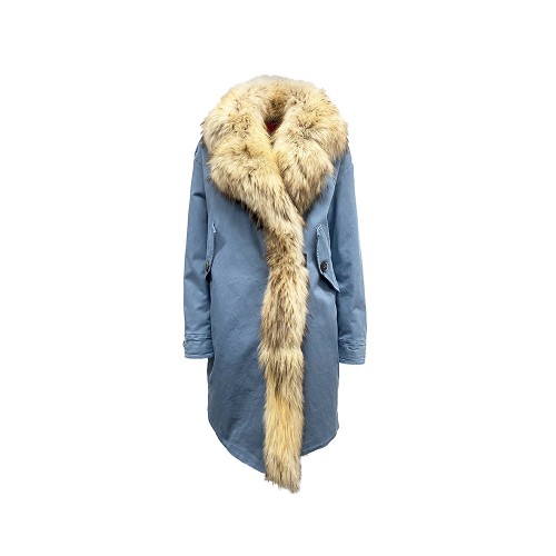 Padded Coat Bazar Deluxe S723 Color Blue