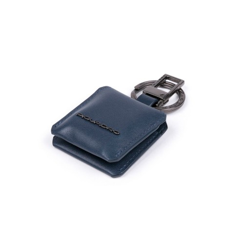 Connequ Leather Key Ring Piquadro AC5482W110/BLU Color...