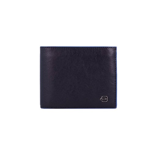 Leather Wallet Piquadro PU5185B2SR/BLU Color Navy Blue