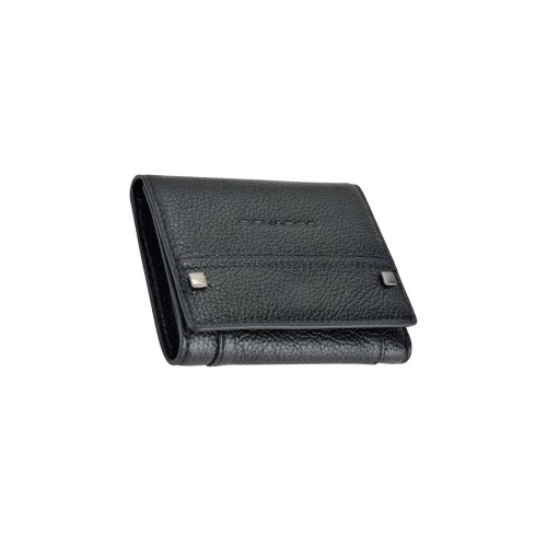 Leather Wallet Piquadro PD3690S85/N Color Black