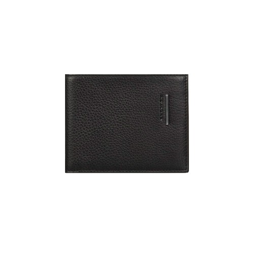Leather Wallet Piquadro PU1240MO/N Color Black