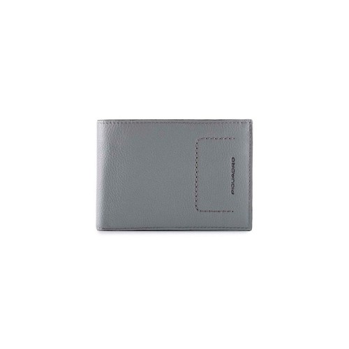 Leather Wallet Piquadro PU1392W86/GR Color Grey
