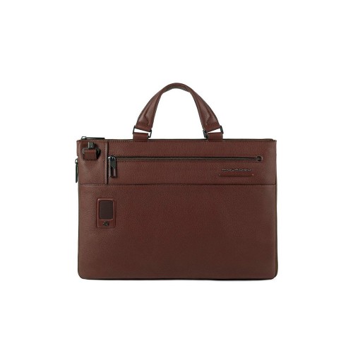 Leather Briefcase Piquadro CA4021AO/TM Color Brown