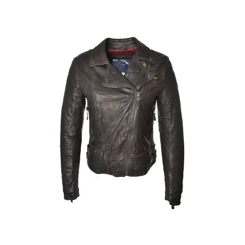 Leather Jacquet Blauer WBLDL01442 Color Dark Brown