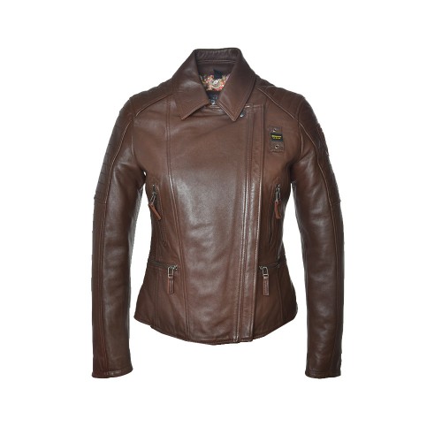 Leather Jacket Blauer WBLDL01263 Color Brown