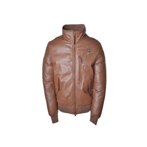 Leather Jacket Blauer WBLUL01327 Color Brown