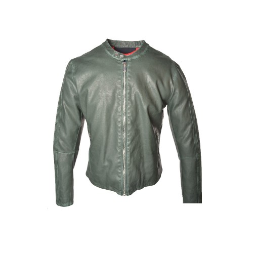 Eco-Leather Jacket Freedomday MARIO FL Color Green