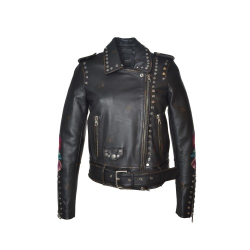 Leather Jacket SET Urban Deluxe VESTE Color Black