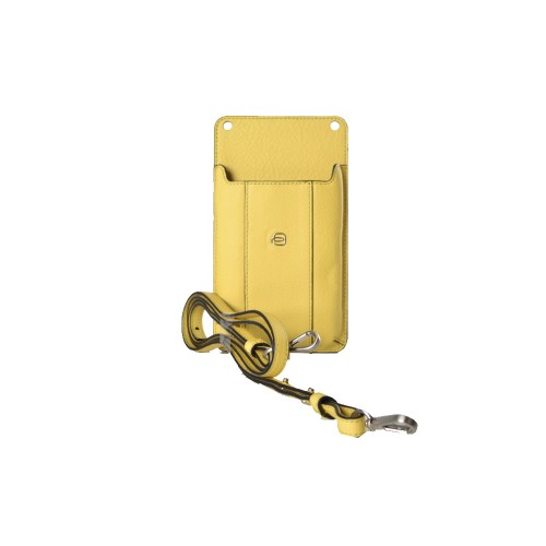 Porta Móvil de Piel Piquadro AC5732W92R/G2 Color Amarillo