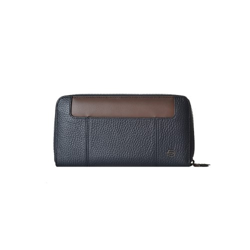 Leather Wallet PD1515W83/BLU Color Navy Blue