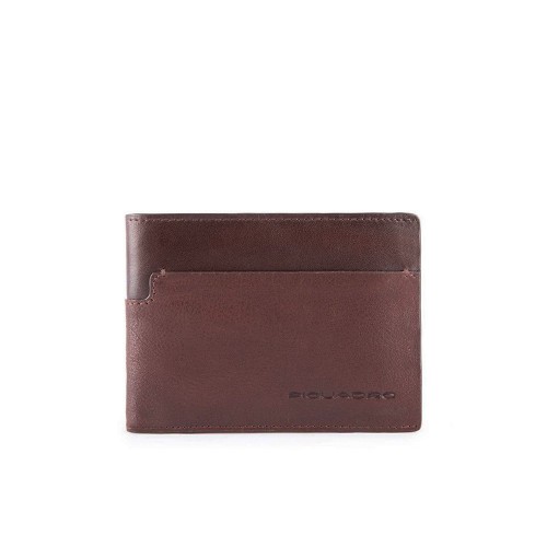 Leather Wallet Piquadro PU4188W95R/TM Color Brown