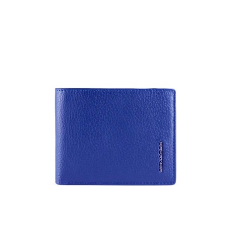 Leather Wallet Piquadro PU4823MOSR/BLU2 Color Blue