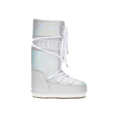 Snow Boot MOON BOOT ICON FLUO MET 14027500 Color Silver