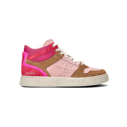 Hight Sneakers Premiata MID-QUINND 6024 Color Pink