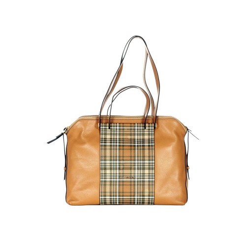 Leather Bag Piquadro BD4574W92S2 / TAR Color Leather / Check