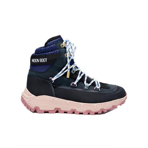 Boots Moon Boot TECH HIKER Color Navy Blue and Black