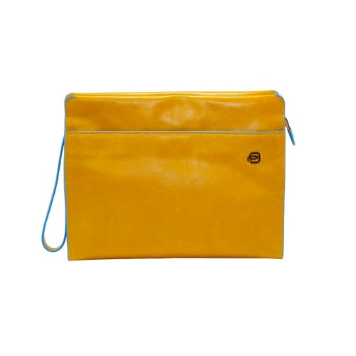 Bolso de Mano de Piel Piquadro AC5974B2VR/G Color Amarillo