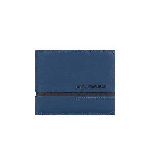 Leather Wallet Piquadro PU3891W117R/BLU Color Navy Blue