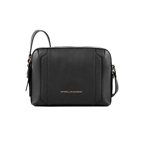 Leather Shoulder Bag / Bag Piquadro BD4870W92/N Color Black