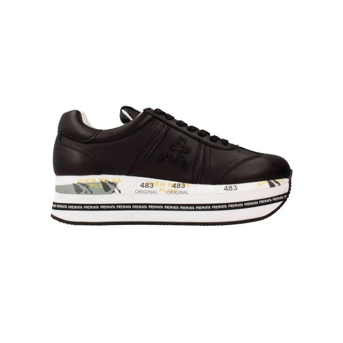Sneakers de Piel Premiata BETH 4039 Color Black