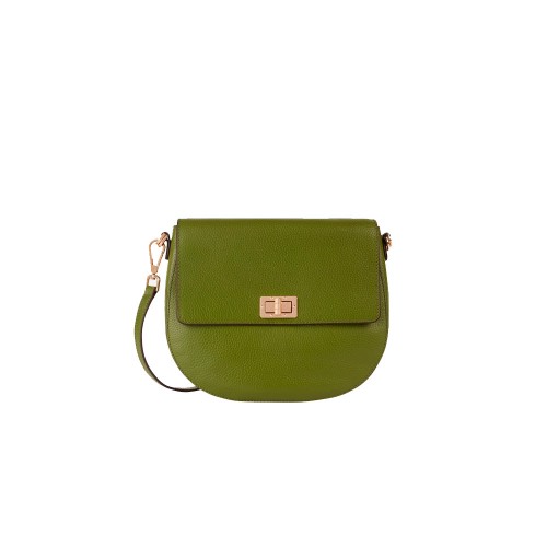 Leather Bag Geox D25KAA Flavie Color Green