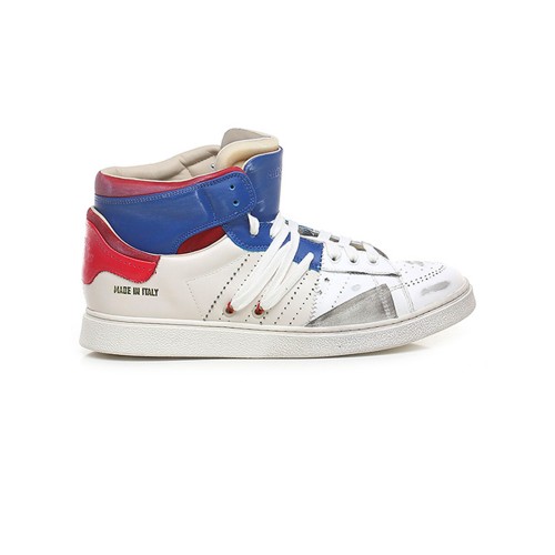 Sneakers Alta in Pelle Hidnander The Cage Dual Colore...