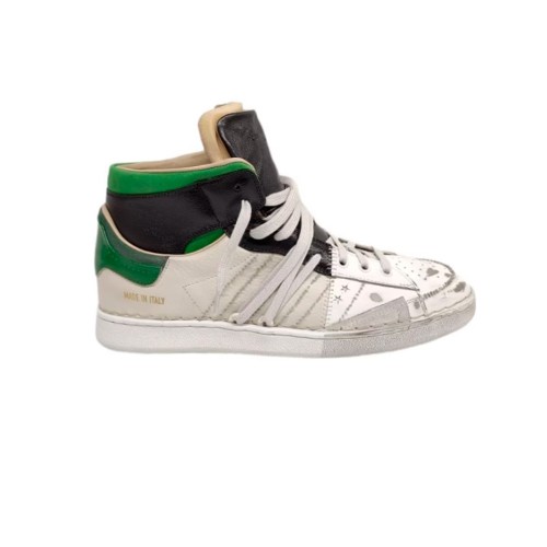 Sneakers Alta in Pelle Hidnander The Cage 933 Colore...