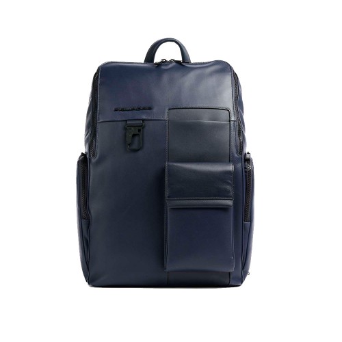 Leather Backpack Piquadro CA5989S123/BLU Color Navy