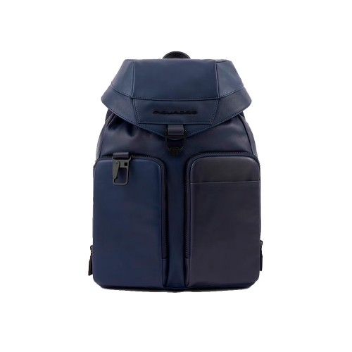 Leather Packpack Piquadro CA987S123/BLU Color Navy