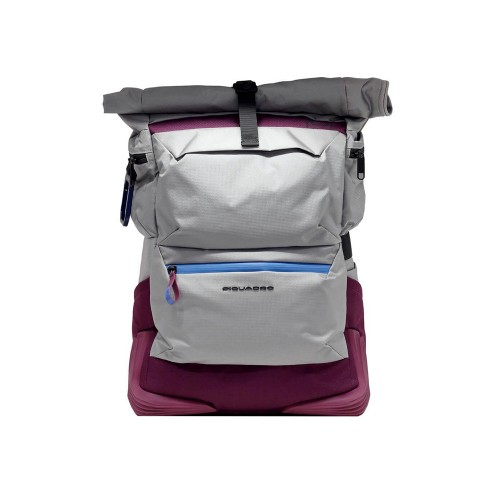 Backpack Piquadro CA5854C2O/GR Color Grey and Burgundy