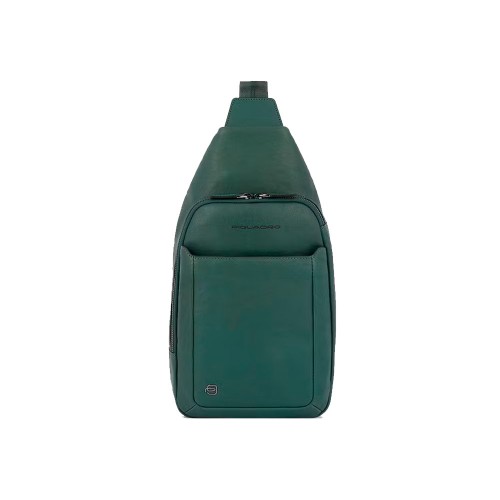 Leather Shoulder Bag Piquadro CA4827B3 /VE3 Color Green