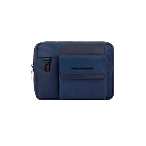 Leather Shoulder Bag Piquadro CA5980S123/BLU Color Blue