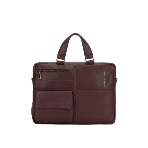 Leather Briefcase Piquadro CA4098W116/M Color Brown
