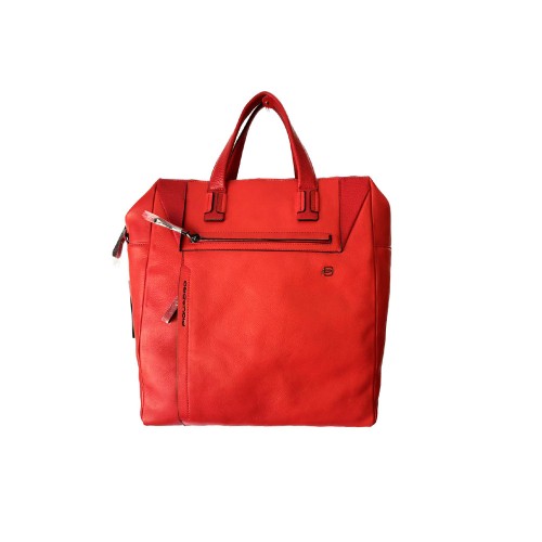 Leather Bag Piquadro CA4317S94/R Color Red