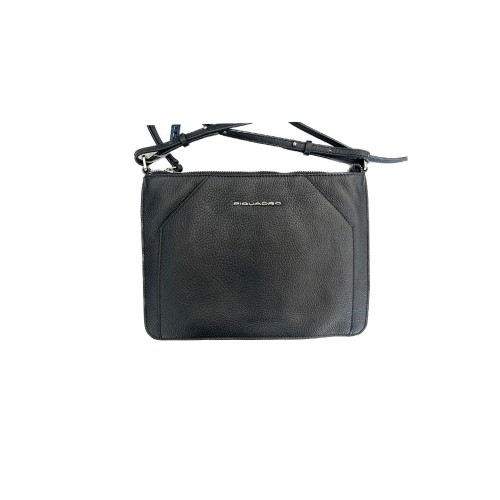 Leather Backpack Piquadro AC4329MU/N Color Black