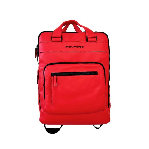 Leather Backpack Piquadro CA3975S96/R Color Red