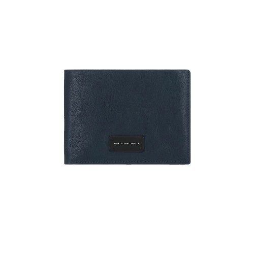 Leather Wallet Piquadro PU5760APR/BLU Color Navy